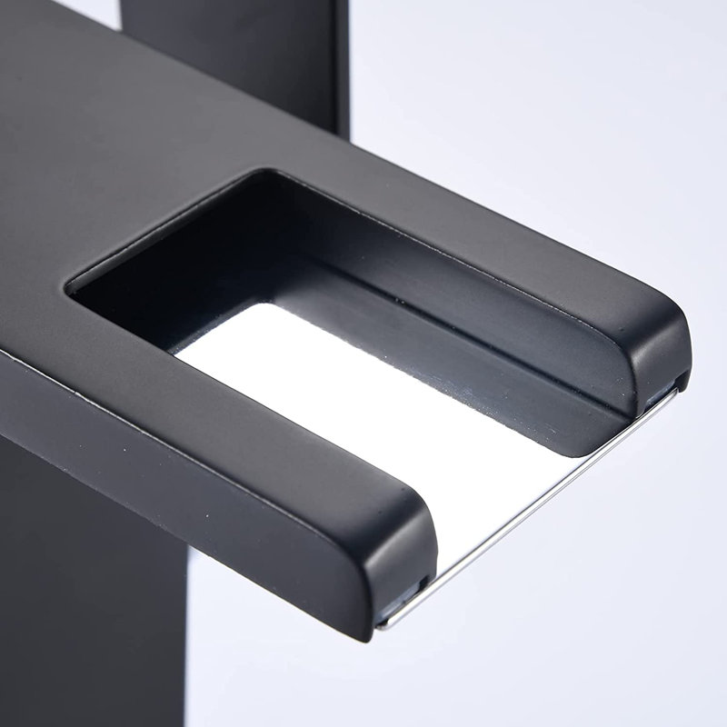Single-handle Bathroom Faucet, Matte Black
