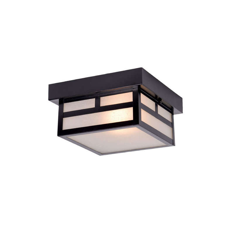 Plafonnier encastré 8 lumières San Pablo, Noir mat