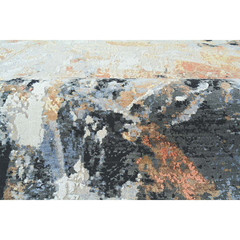Abstract Area Rug, Rectangle 4' x 6'