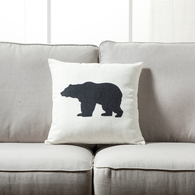 Housse de coussin carré O Canada, H 18 po x l 18 po x P 2,5 po, Mélange de duvet