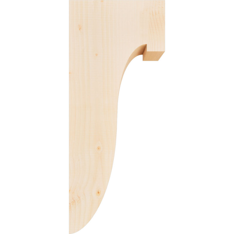 Del Monte Corbel, H 28 po x l 5,5 po x P 12 po, Sapin de Douglas, Lisse