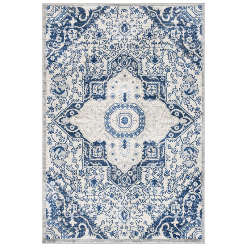 Appley Performance Oriental Rug, Rectangle 2' x 4'