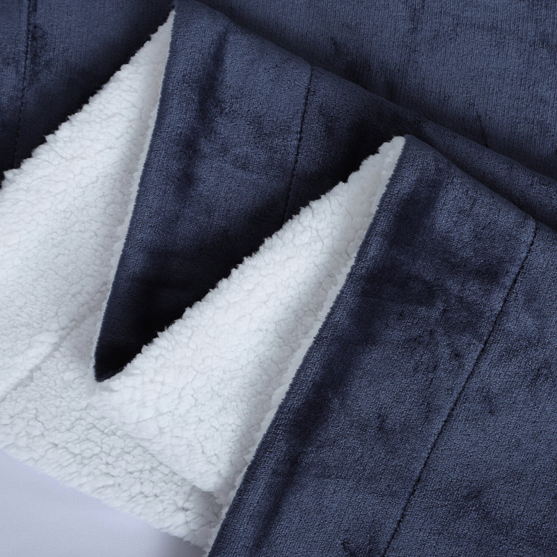 Couverture polaire Aisbo Sherpa, Simple, Marine