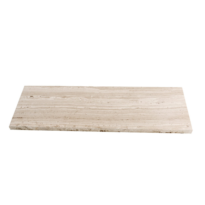 4" X 12" Honed Subway Marble Tile, Wooden Beige