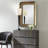 Ibis Antique Brass Mirror