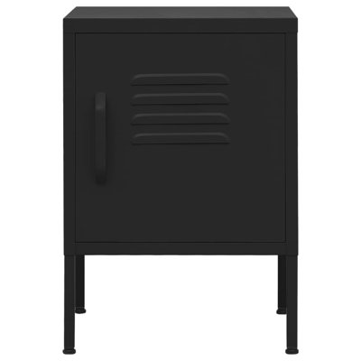 Izzabel 35cm W Steel Bedside Table