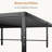 Lutherville 18'' Black Metal Platform Bed Frame With Steel Slat Support, No Box Spring Needed-953016076-989144609