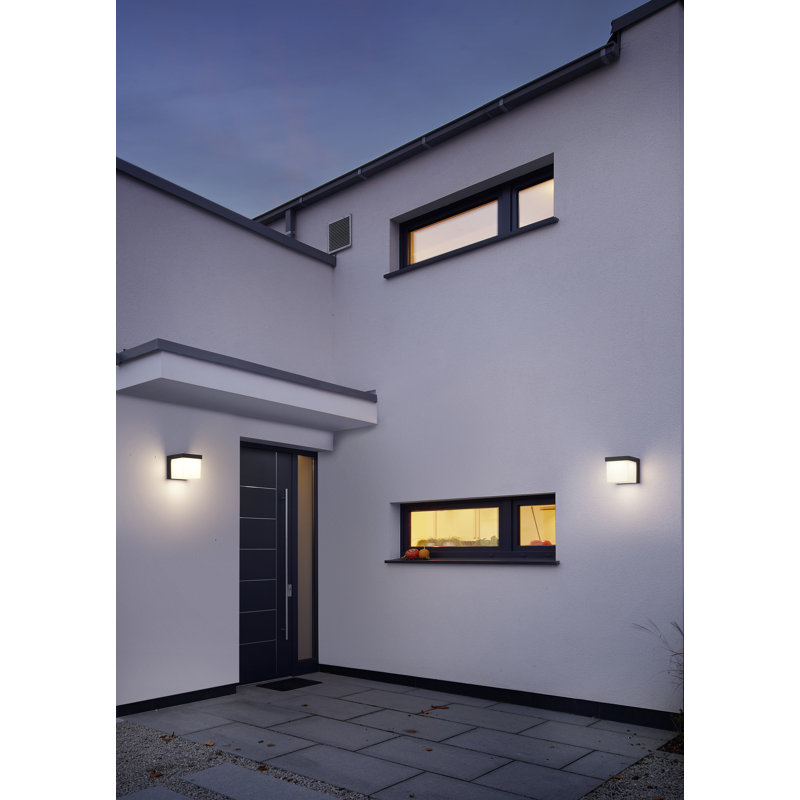 Aymond 1-Light Outdoor Sconce, Anthracite
