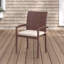 Chaise de patio empilable avec coussin Brochan-1723232948