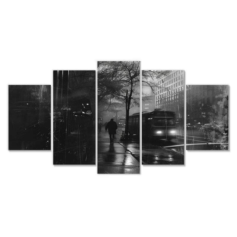 Shutesbury - Ensemble d'art urbain 5 pièces, H 32 po x l 60 po