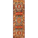 One-of-a-Kind Runner 3'5" X 11' Hand Knotted Area Rug
