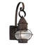 Lanterne murale d'extérieur 1 lumière Zamarripa Brown-1229598207