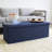 Polyester Upholstered Storage Bench-1352602742