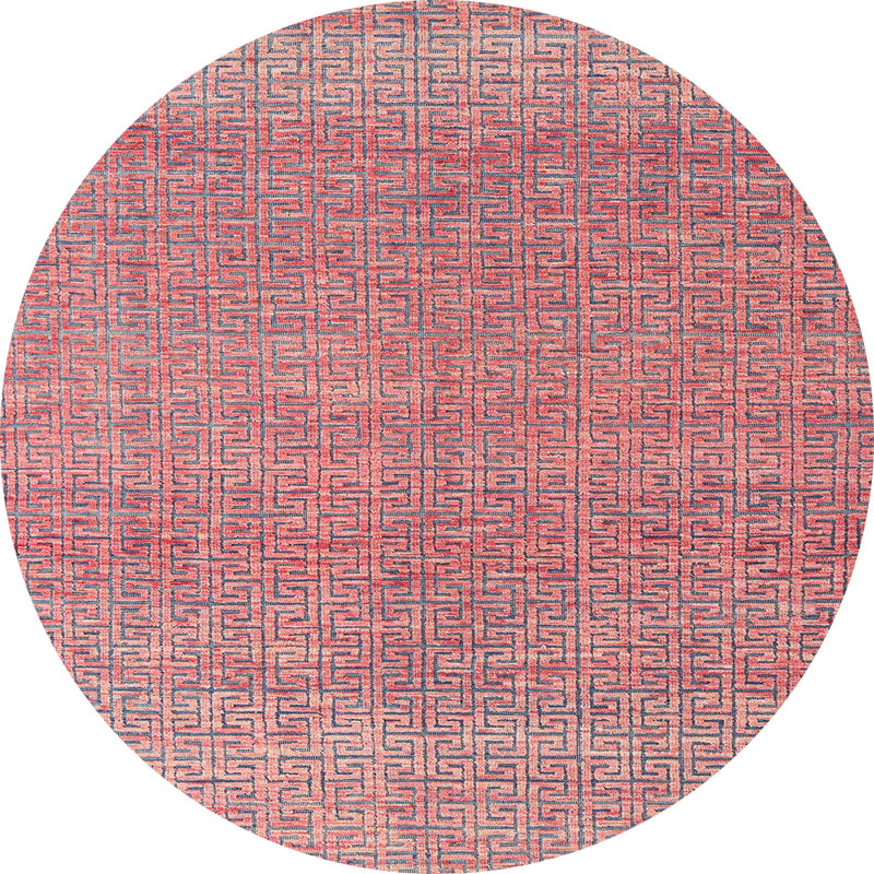 Abstract Indoor Rug, Round 3'
