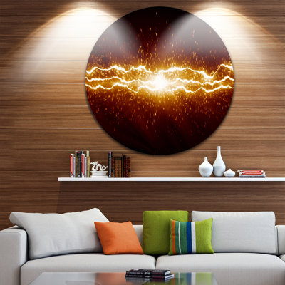 " Lightning On Dark Sky "