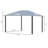 Hardtop Gazebo Canopy With Polycarbonate Roof, Top Vent And Aluminum Frame, Permanent Pavilion Outdoor Gazebo With Netting, For Patio, Garden, Backyard, Deck, Lawn