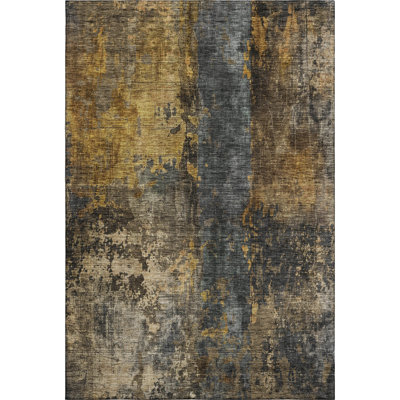 Premium Machine Washable Dominick AMF1204 Stripes Rug