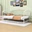 Lit double en métal avec lit gigogne-770283526
