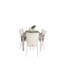 Jayesh 6 - Person Patio Dining Set with Extendable Rectangular Table , Cushions Included-537818347