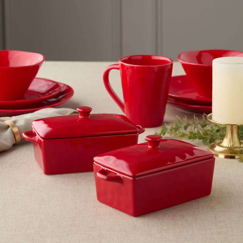 Ensemble de 2 mini-boulanger Berry Red