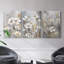 Floral Study Series CXLI - Ensemble de toiles tendues avec châssis Premium - Prêt à être accroché-987904270