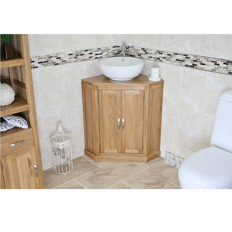 Elkins 550mm Single Bathroom Vanity with Vessel Ceramic Basin