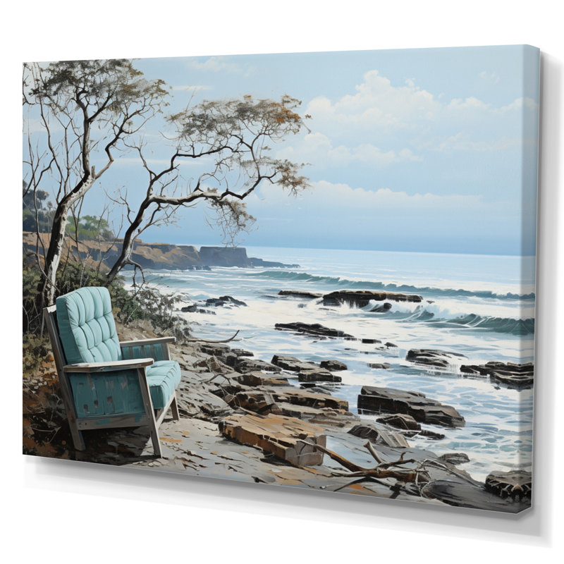 Coastalwindows Windows to the I - Impression, Toile tendue, H 24 po x l 32 po x P 1 po