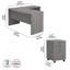 Ensemble de bureau avec classeur Echo Bow-905852401