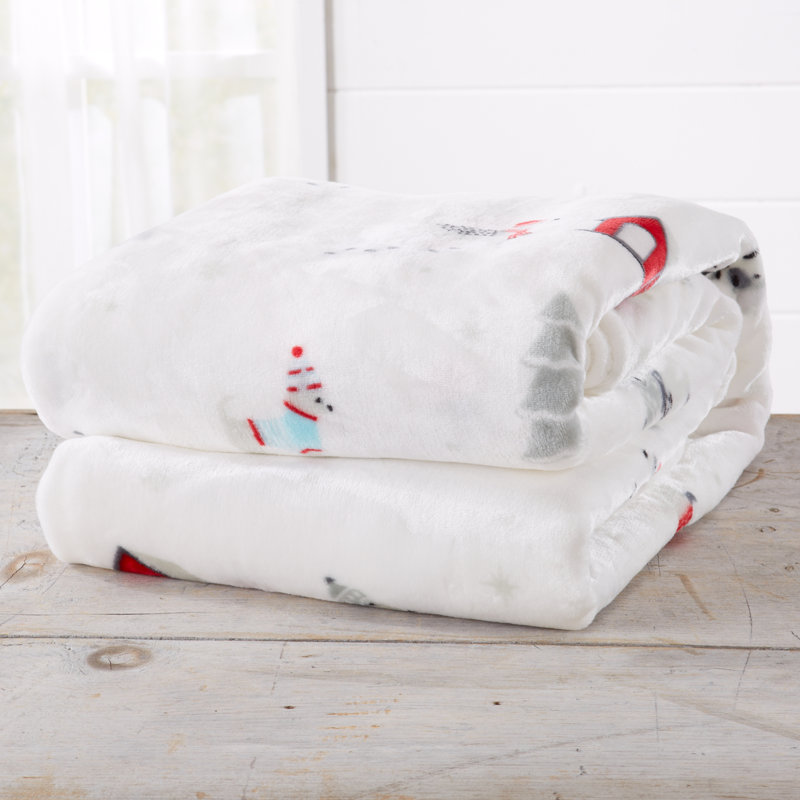 Couverture en molleton ultra douce pour les fêtes, Très grand
