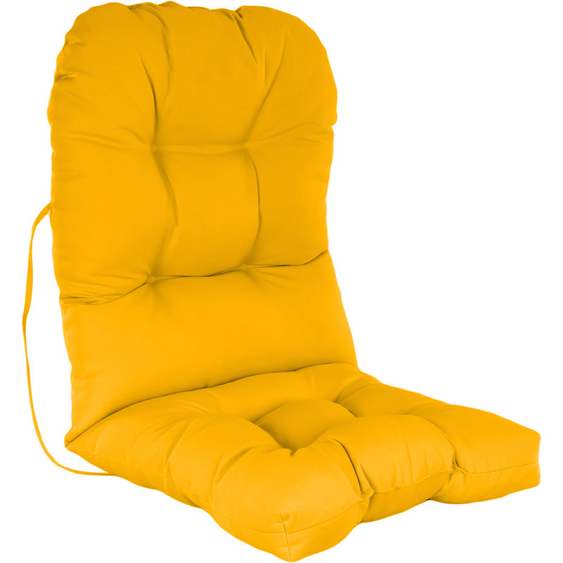 Outdoor 3'' Adirondack Chair Seat / Back Cushion, Mustard