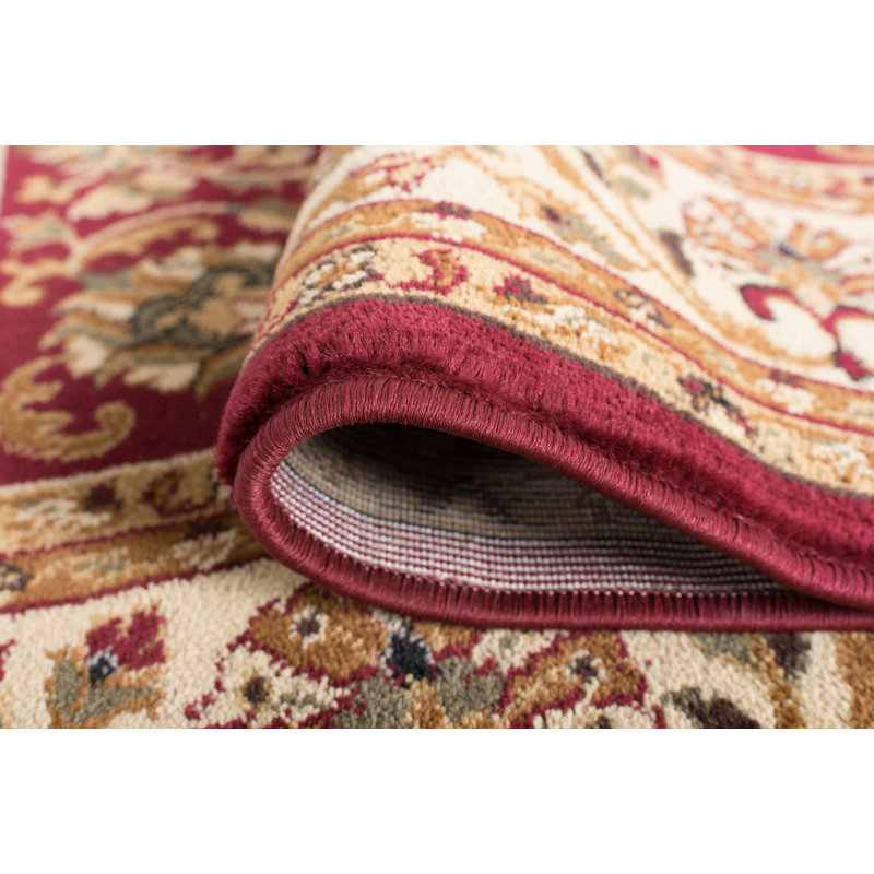 Tapis oriental rouge / beige Clarence, Rectangulaire 2 pi x 3 pi