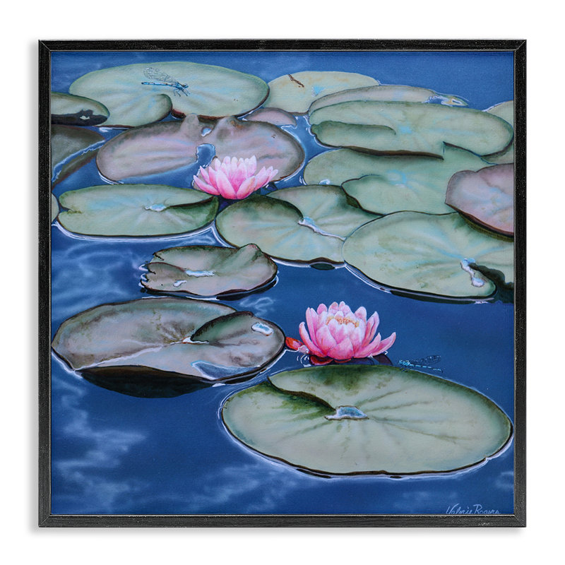 Art de giclée encadrée blanche par , Giclée encadrée noir minuit, H 12 po x l 12 po