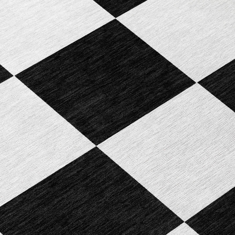 Machine Washable Indoor/Outdoor Micelotta ACN2345 Geometric Rug, Rectangle 5' x 7'6"