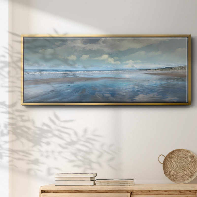 Reflecting- Framed Canvas, 20" H x 50" W