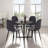 Aleida Round Metal Base Dining Table-374647120