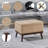 Luciano Mid Century Storage Ottoman-164977105