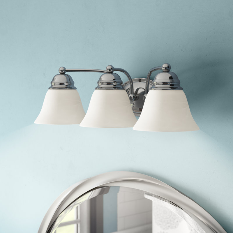 Charmaine 3 - Light Dimmable Vanity Light, 100 Watt, Polished Chrome
