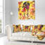Coussin lombaire Landscape Autumn Walk of Couple