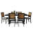 Taire Double Pedestal Dining Set-2134348582