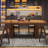 Dining Table with Storage Shelves