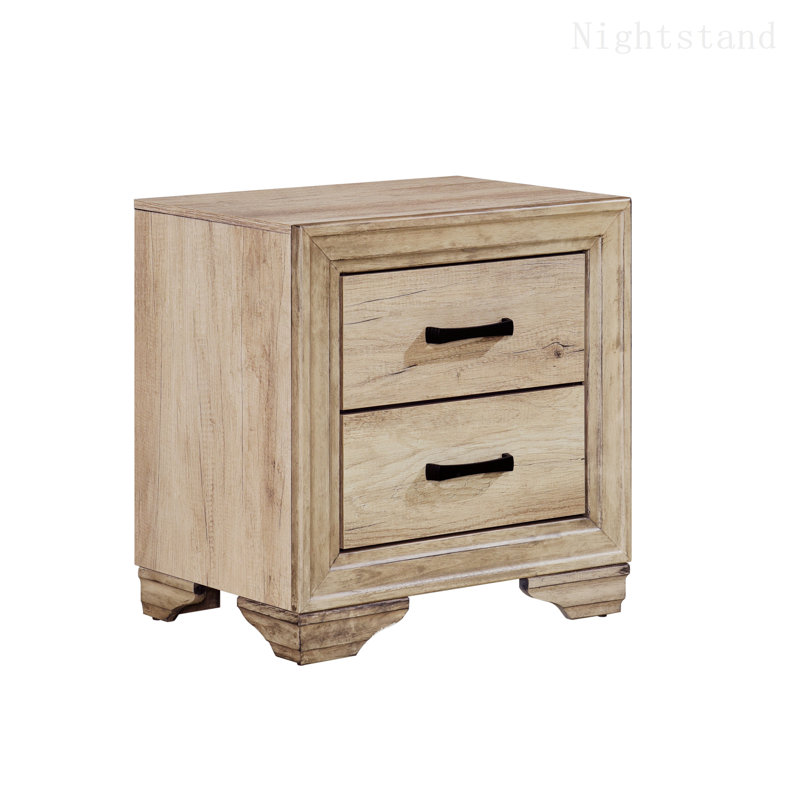 Table de chevet 2 tiroirs Aadan