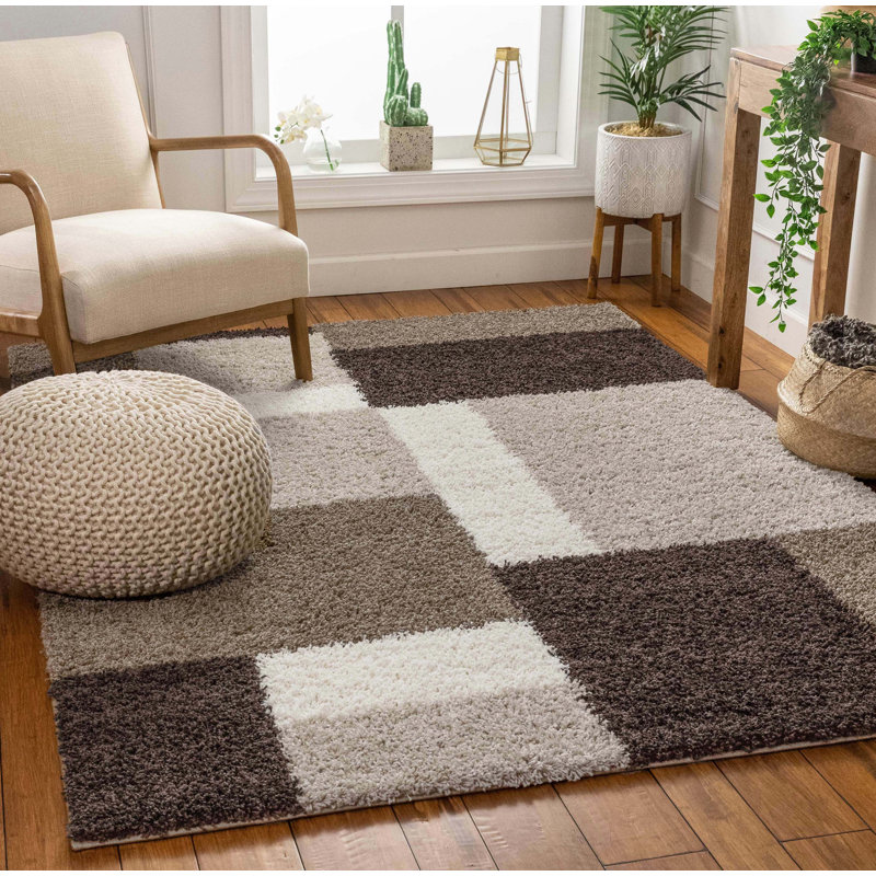 Tapis beige / brun Marci, Rectangle 9 pi 3 po x 12 pi 6 po