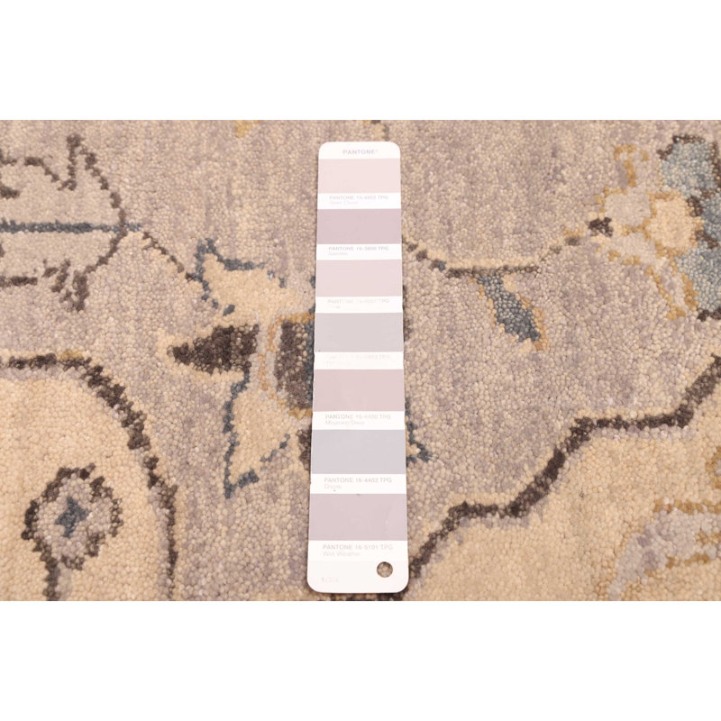Tapis gris Finest Agra Jaipur 7 pi 11 po x 9 pi 8 po