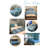 DESIGN STUDIO Ocean Stripe Blue All-Season Reversible Cotton Quilt Set-1104970706