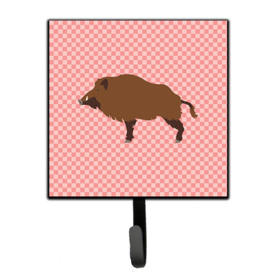 Organisateur de clés murales avec crochets clés pour cochon de porc sauvage Georgine