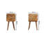 Mantello 30cm W Solid Wood Bedside Table