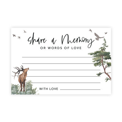 Woodland Animals Share a Memory Cards