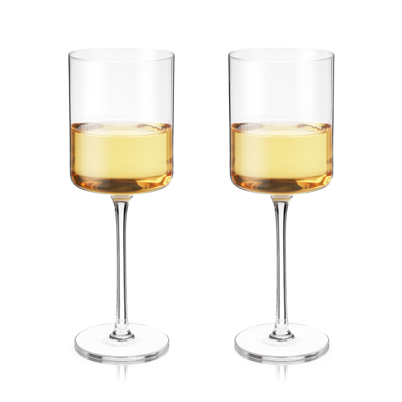 Laurel Crystal White Wine Glasses