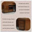 86,61 po Nouveau bureau de direction de style chinois en bois massif brun-129164663