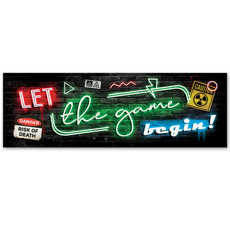 Neon For Players - Wrapped Canvas Print